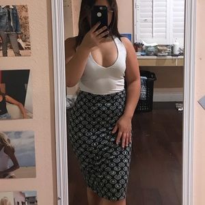 Stussy Logo Print Skirt